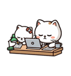 ふんわりにゃんず（個別スタンプ：16）