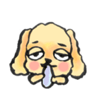 ゆるだる犬【太郎】1（個別スタンプ：4）