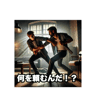架空の探偵洋画風でラーメンの会話をする（個別スタンプ：13）