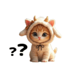 Cute Cats 猫たち【挨拶＆ゆるい日常会話】（個別スタンプ：24）