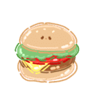 食べ物たちのカスタムできるスタンプ！（個別スタンプ：9）