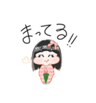 日本人形 わらべえちゃんスタンプ その弐（個別スタンプ：13）