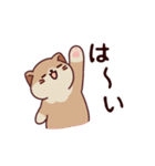 おっさにゃん時々しらたま⭐︎春編（個別スタンプ：15）