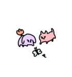しっぽチューリップ犬（個別スタンプ：24）