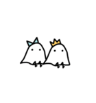 オバケちゃんとオバケくん2 -ふたりの日常-（個別スタンプ：5）