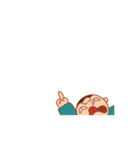 うごくボウズ2（個別スタンプ：6）