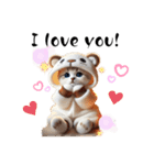 子猫の日常スタンプ（英語ver.）（個別スタンプ：5）