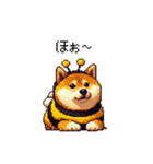 ハチさん太っちょ柴犬 花粉キツめ（個別スタンプ：25）