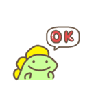 かわいい恐竜さんの動くスタンプ2（個別スタンプ：1）