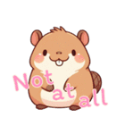 カピバラの生活 (えいご) Ver2（個別スタンプ：20）