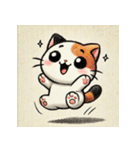 三毛猫スタンプ2！！（個別スタンプ：1）
