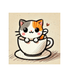 三毛猫スタンプ2！！（個別スタンプ：3）