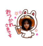かわいい女性のスタンプ@4（個別スタンプ：2）