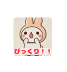 うさぎちゃん挨拶スタンプ（個別スタンプ：20）