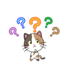 三毛猫「ナナシ」のスタンプ（個別スタンプ：18）