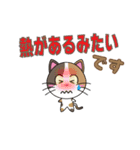 三毛猫「ナナシ」のスタンプ（個別スタンプ：38）