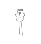 いろんなすたんぷ(白とクロ他)（個別スタンプ：1）