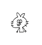 いろんなすたんぷ(白とクロ他)（個別スタンプ：6）