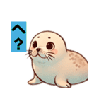 アザラシさんは生きている（個別スタンプ：12）