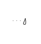 ひとこと手書き文字（個別スタンプ：6）