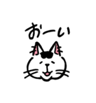 毎日楽しんでいる猫たち。（個別スタンプ：19）
