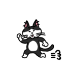 毎日楽しんでいる猫たち。（個別スタンプ：24）