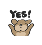 ホーランドロップのともだちwith Gorilla（個別スタンプ：3）