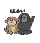 ホーランドロップのともだちwith Gorilla（個別スタンプ：11）