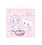 ファンシー ゆめかわいい イラスト 猫（個別スタンプ：1）