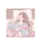 大人女子 イラスト スタンプ 美人 美女（個別スタンプ：6）