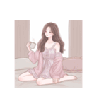 大人女子 イラスト スタンプ 美人 美女（個別スタンプ：11）