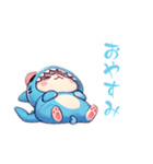 サメネコの日常（個別スタンプ：4）
