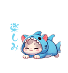 サメネコの日常（個別スタンプ：6）