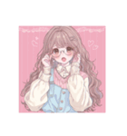かわいいファンシーイラストの女の子 たち（個別スタンプ：11）