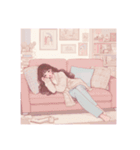 かわいいファンシーイラストの女の子 たち（個別スタンプ：12）