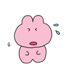 カワイイうさぎ(2頭身)（個別スタンプ：3）