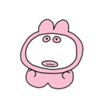 カワイイうさぎ(2頭身)（個別スタンプ：18）