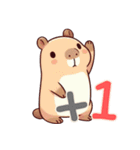 カピバラの生活 (タイ) Ver2（個別スタンプ：28）