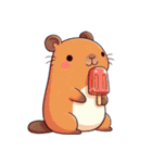 カピバラの生活 (タイ) Ver2（個別スタンプ：31）