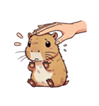 カピバラの生活 (タイ) Ver2（個別スタンプ：35）