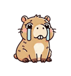 カピバラの生活 (タイ) Ver2（個別スタンプ：38）