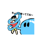 動く！！スライム(^ω^)（個別スタンプ：7）
