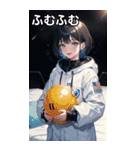 陰気でセクシャルな無造作宇宙女の子（個別スタンプ：30）