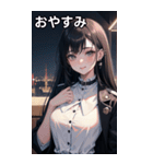 黒髪大賢者海賊女の子（個別スタンプ：4）