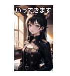 黒髪大賢者海賊女の子（個別スタンプ：5）