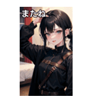黒髪大賢者海賊女の子（個別スタンプ：10）
