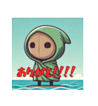 波乗りウィザード（個別スタンプ：2）