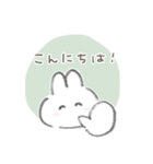 えんぴつうさぎ（挨拶、敬語）（個別スタンプ：6）