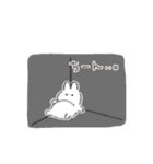 えんぴつうさぎ（挨拶、敬語）（個別スタンプ：14）