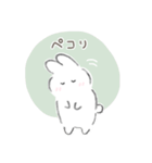 えんぴつうさぎ（挨拶、敬語）（個別スタンプ：20）